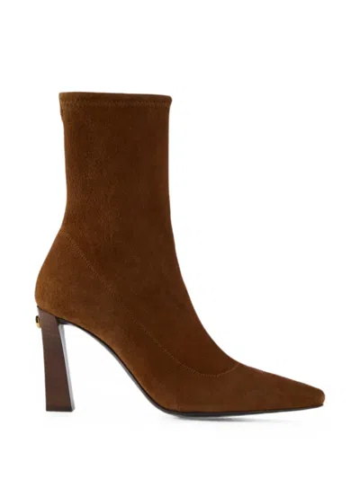 Giuseppe Zanotti Seal Stretch Bootie 90 In Brown