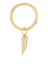 Giuseppe Zanotti Sharkiee Tooth-shaped Keyring In Gold