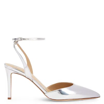 Giuseppe Zanotti Shayoran Pointed Toe Pumps In Silver