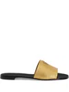 Giuseppe Zanotti Shirley Slides In Gold