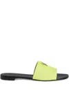 Giuseppe Zanotti Shirley Slides In Yellow