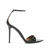 Giuseppe Zanotti Intriigo Patent Leather Sandals In Black