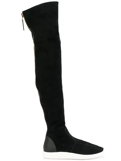 Giuseppe Zanotti Sienna Sneaker Boots In Black