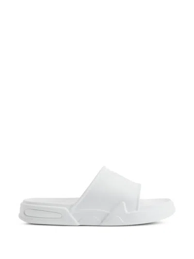 Giuseppe Zanotti Signature Logo Slide In White