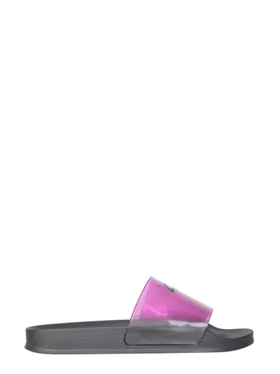 GIUSEPPE ZANOTTI GIUSEPPE ZANOTTI SLIDE SANDALS WITH LOGO