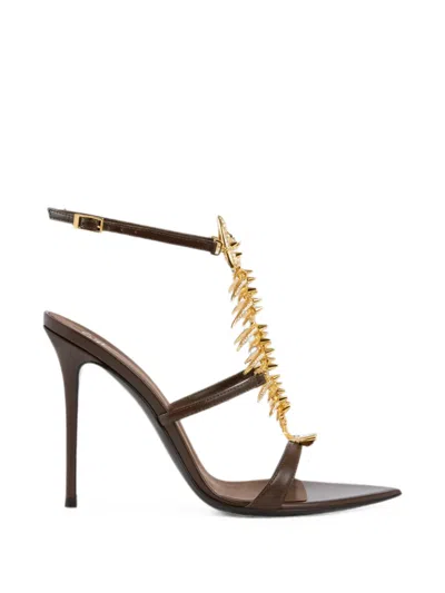 Giuseppe Zanotti Slim 2.0 Sandals Pointed Toe Stiletto In Multi