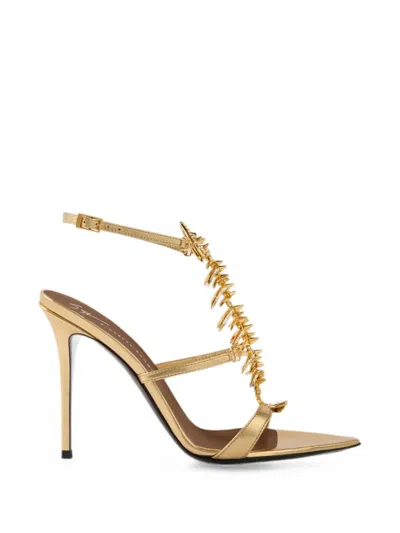 Giuseppe Zanotti Slim 2.0 Sandals 105 In Gold