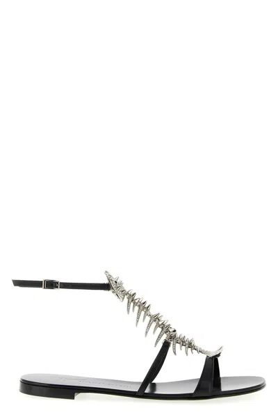 Giuseppe Zanotti 'slim' Sandals In Black