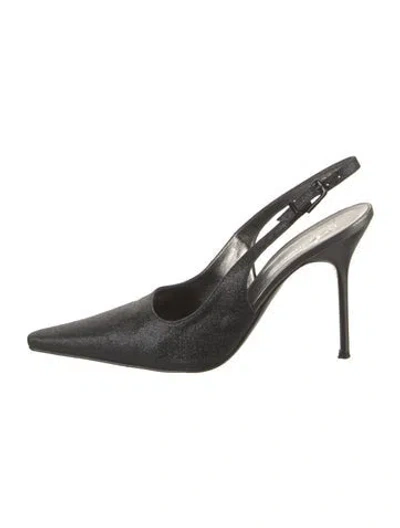 Pre-owned Giuseppe Zanotti Slingback Pumps In Black