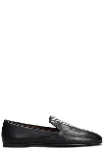 Giuseppe Zanotti Loafers In Black Leather