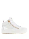 Giuseppe Zanotti Kriss Leather Sneakers In White