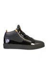 Giuseppe Zanotti Side-zip High-top Sneakers In Black