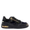 Giuseppe Zanotti Round-toe Low-top Casual Shoes In Black