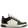 Giuseppe Zanotti Gz94 Low-top Leather Sneakers In Black