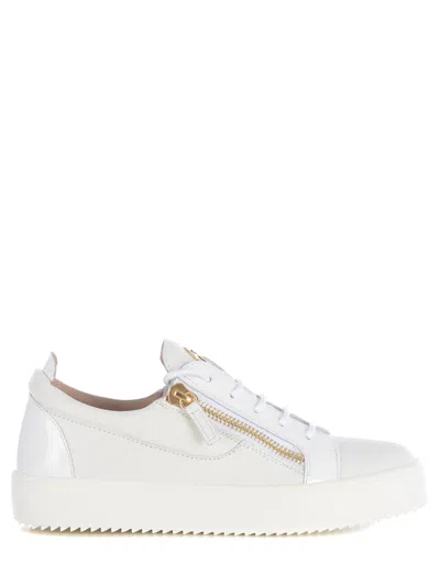 Giuseppe Zanotti Sneakers  "frenkie" In Bianco