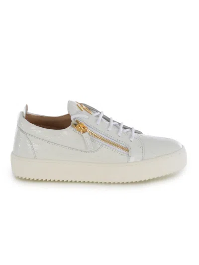 Giuseppe Zanotti Sneakers  "frenkie" Realizzata In Pelle