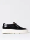 Giuseppe Zanotti Conley Zip Leather Sneakers In Schwarz
