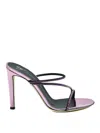 Giuseppe Zanotti Julianne 105mm Leather Mules In Multicolour
