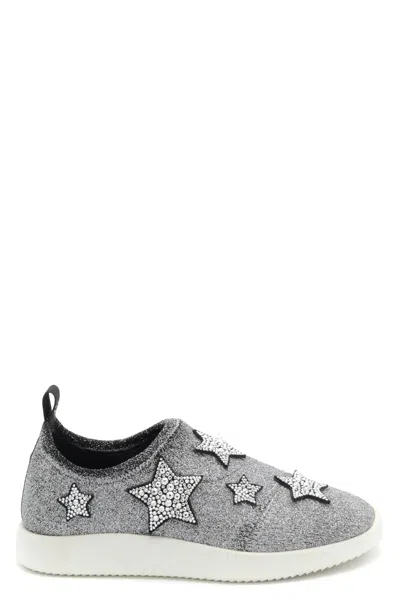 Giuseppe Zanotti Sneakers Silver In Gray