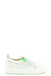 Giuseppe Zanotti Man Sneakers White Size 9 Soft Leather In White