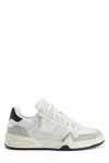 Giuseppe Zanotti Zip-detail Leather Sneakers In White