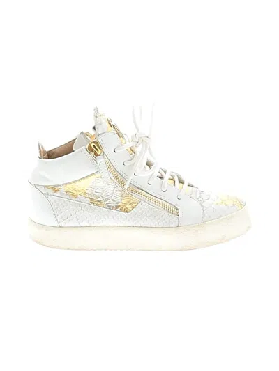 Pre-owned Giuseppe Zanotti Sneakers In White