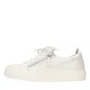 Giuseppe Zanotti Sneakers White In Bianco Chiari E Naturali