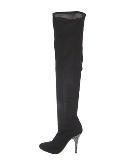 Pre-owned Giuseppe Zanotti Sock Boots In Black