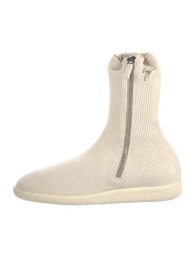 Pre-owned Giuseppe Zanotti Sock Boots W/ Tags In Neutral