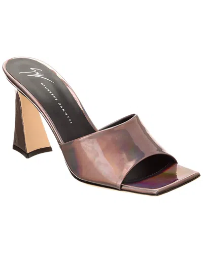 Giuseppe Zanotti Solhene 85 Leather Sandal In Purple