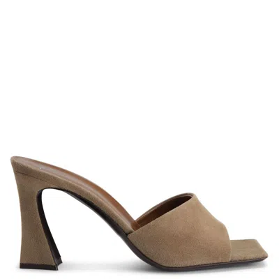 Giuseppe Zanotti Solhene Mules In Beige