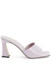 Giuseppe Zanotti Woman Sandals Lilac Size 6 Soft Leather In Purple