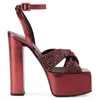 Giuseppe Zanotti Souree In Red