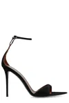 Giuseppe Zanotti Intriigo Strap 105 Sandals In Black Leather