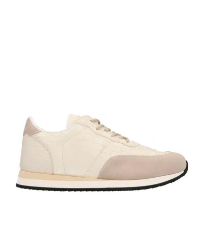 Giuseppe Zanotti Stitching Sports Shoes In Nude