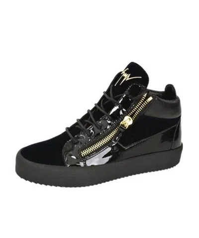 Giuseppe Zanotti Stitching Thick-soled Leisure Sports Shoes In Black