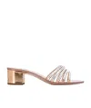 Giuseppe Zanotti Strapped Crystal High-heeled Sandals In White