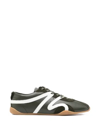 Giuseppe Zanotti Top 10 3 Calf Suede Leather Sneakers In Green