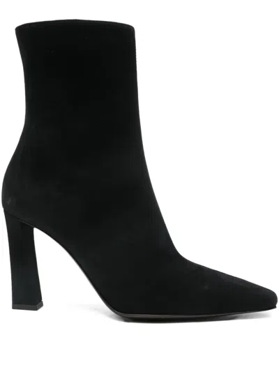 Giuseppe Zanotti Suede Boots In Black