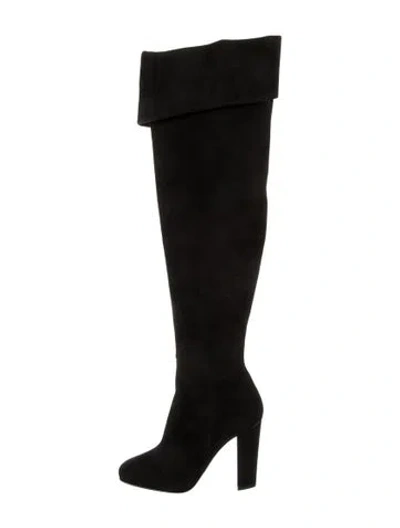 Pre-owned Giuseppe Zanotti Suede Boots In Black