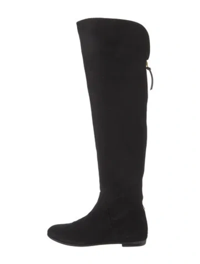 Pre-owned Giuseppe Zanotti Suede Boots In Black