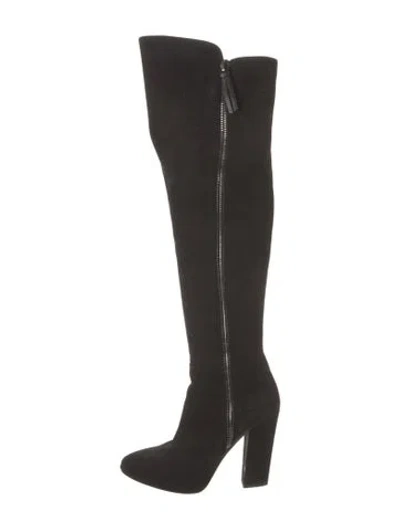 Pre-owned Giuseppe Zanotti Suede Boots In Black