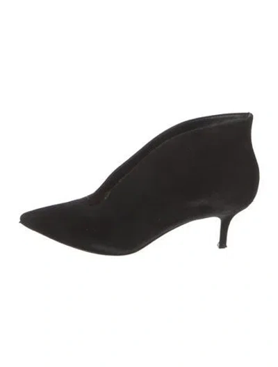 Pre-owned Giuseppe Zanotti Suede Boots In Black