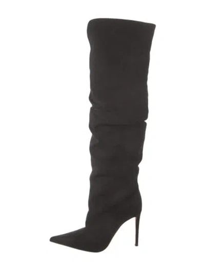 Pre-owned Giuseppe Zanotti Suede Boots In Black