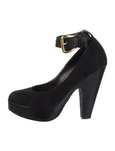 Pre-owned Giuseppe Zanotti Suede Boots In Black