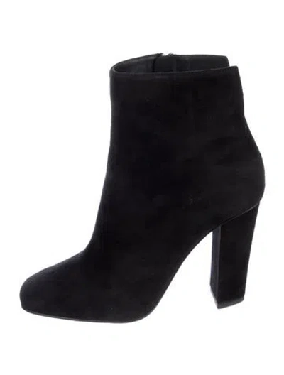 Pre-owned Giuseppe Zanotti Suede Boots In Black