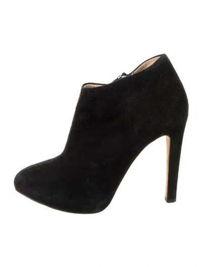 Pre-owned Giuseppe Zanotti Suede Boots In Black