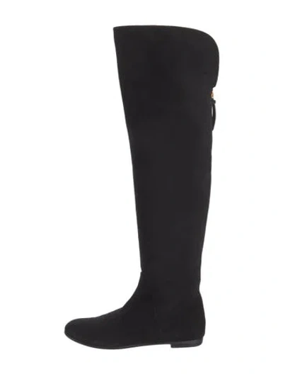 Pre-owned Giuseppe Zanotti Suede Boots In Black