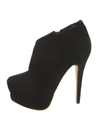 Pre-owned Giuseppe Zanotti Suede Boots In Black