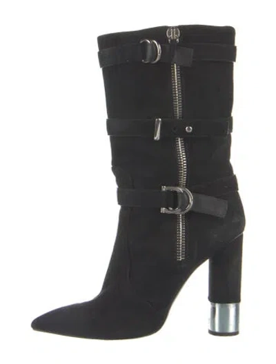 Pre-owned Giuseppe Zanotti Suede Boots In Blue